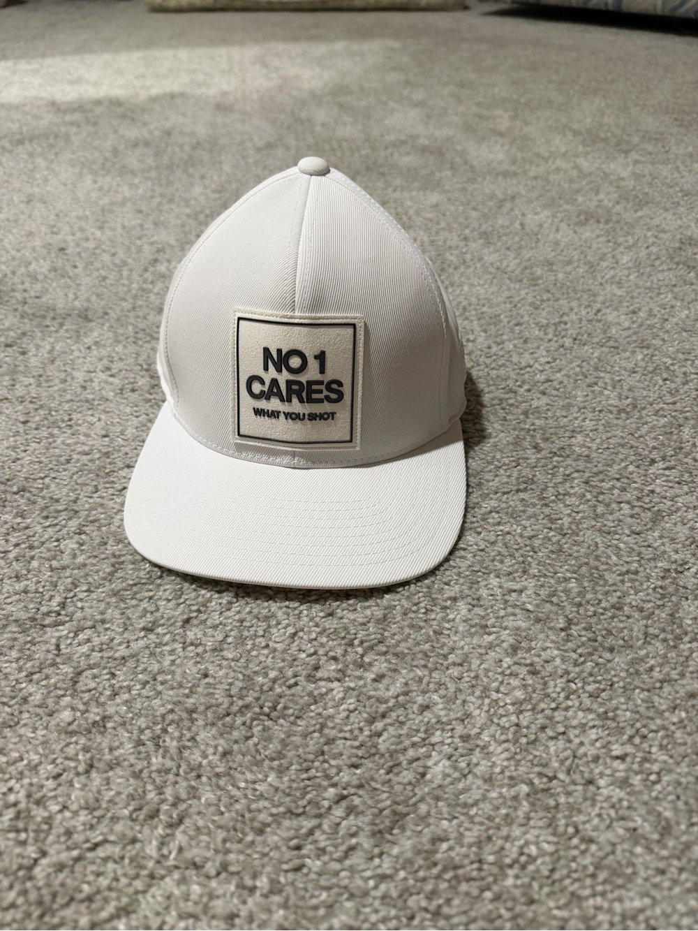G/FORE No 1 Cares Patch Stretch Twill Snapback Golf Hat - Snow - Picture 2 of 7